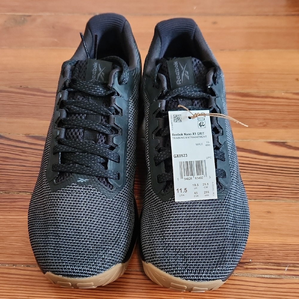 Reebok Men's Black Nano X1 Grit